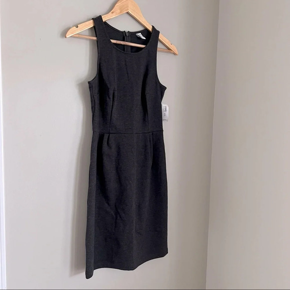 OLD NAVY| Dark Grey Sleeveless Tank Skater Shift Dress - Picture 3 of 6